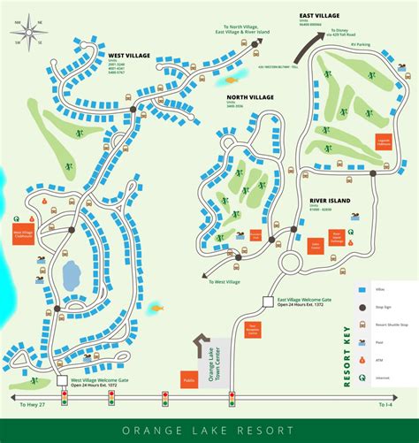 Orange Lake Resort Map