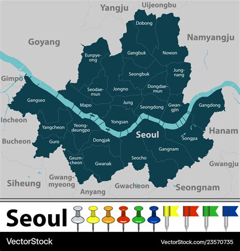 MAP of South Korea