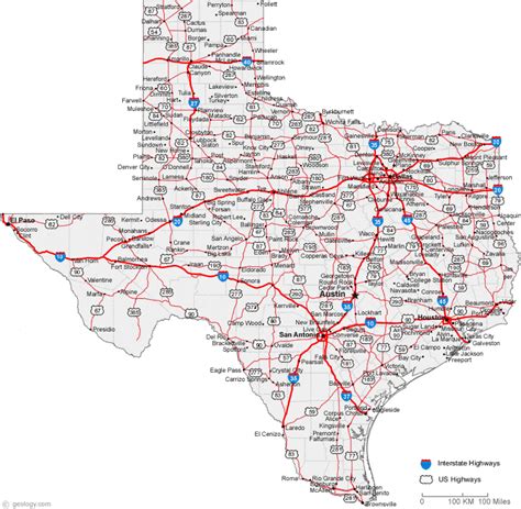 Map Of Texas With Cities