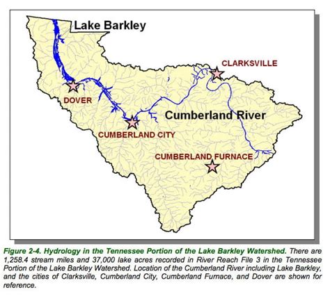 Map Of The Cumberland River