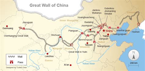 Map of the Great Wall