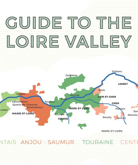 Map of the Loire Valley