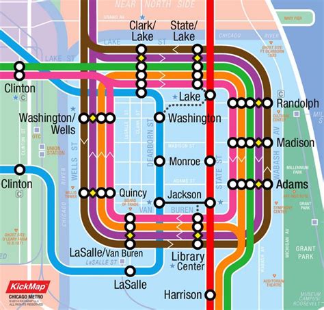 Map Of The Loop Chicago