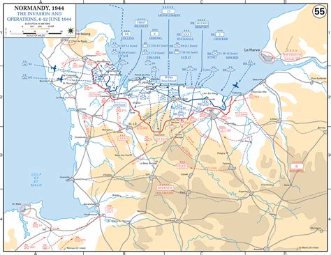 Map Of The Normandy Invasion