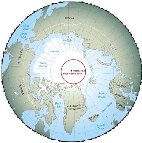 Map Of The North Pole