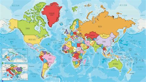 Map of the World to Color