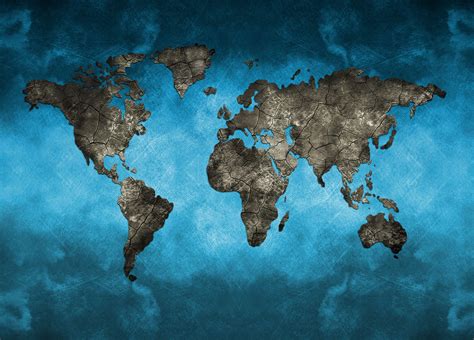 Map of the world wallpaper