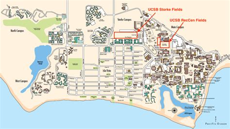 Map of UC Santa Barbara
