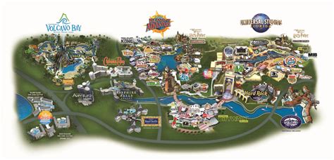 Map of Universal Studios Orlando