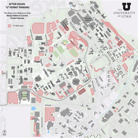 Map of the University of Utah
