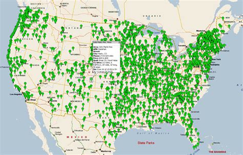 Map Of Usa State Parks