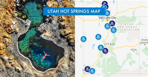 Map Of Utah Hot Springs