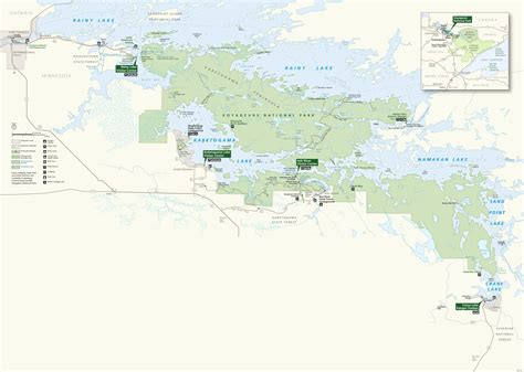 Map of Voyageurs National Park
