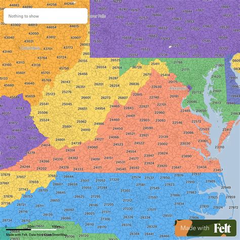 Map Of Zip Codes Virginia