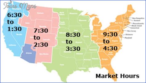 New York time zone map
