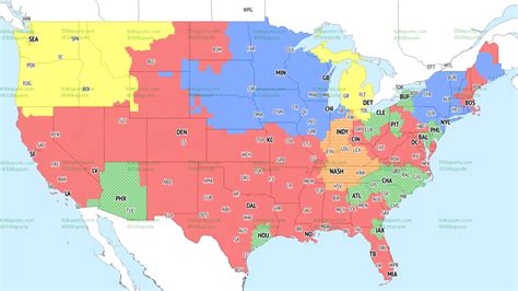 NFL TV Map Week 4