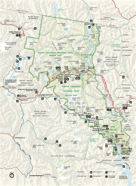 North Cascades National Park Map