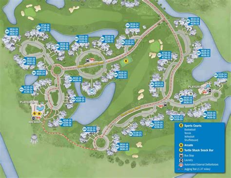 Old Key West Resort Map