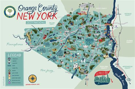 Orange County New York Map