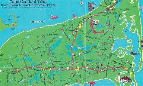 Rail Trail Cape Cod Map