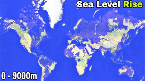 Rising Sea Levels Map