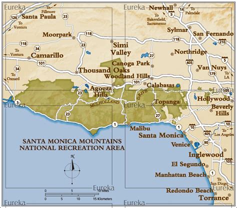 Map of Santa Monica, California