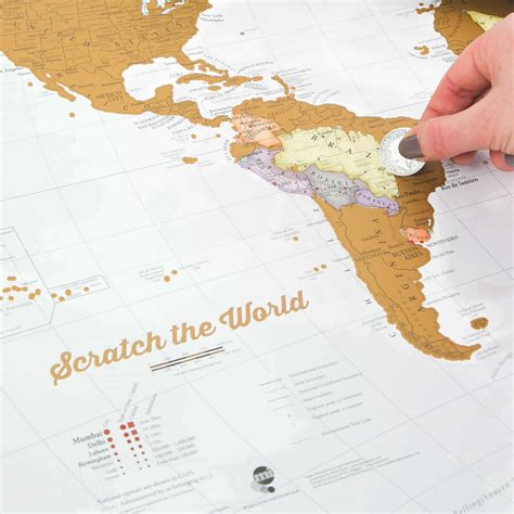 Scratch Off Map of World
