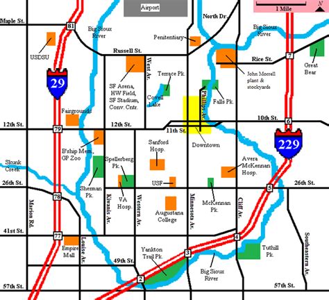 Sioux Falls Map