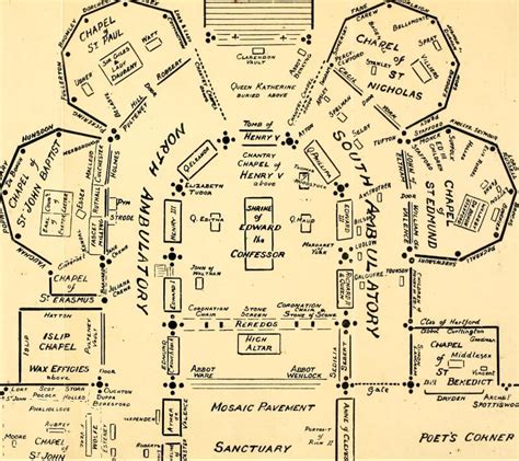 St George's Chapel Burials Map