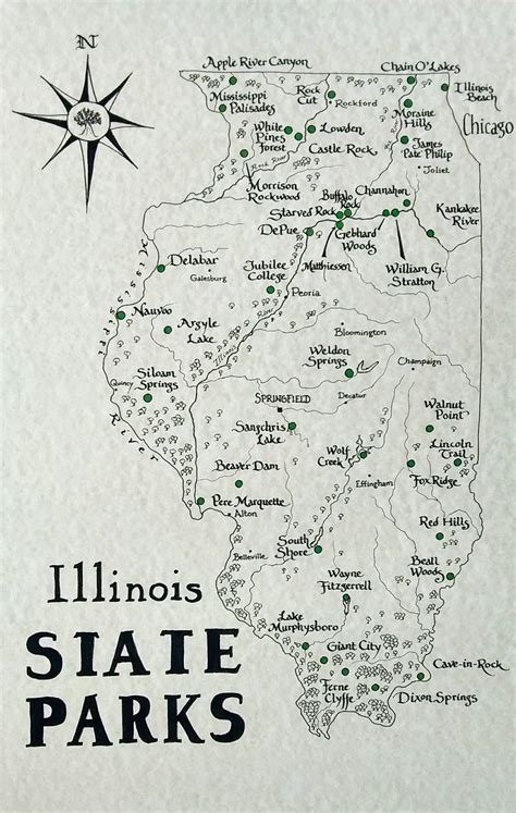 State Parks In Illinois Map