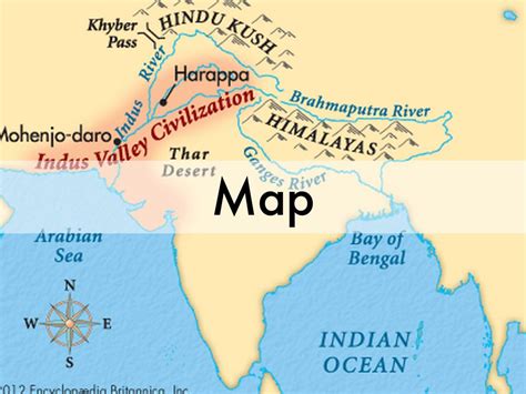 Indus River Valley Map