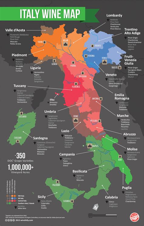 Map of Italian Wine Regions