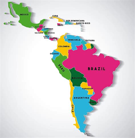 How Many Countries In Latin America