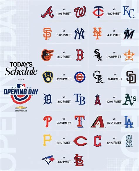 How Many Days Till Mlb Opening Day 2023 Schedule