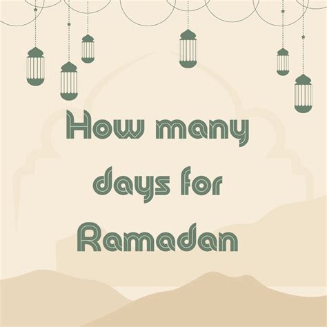 How Many Days Till Ramadan