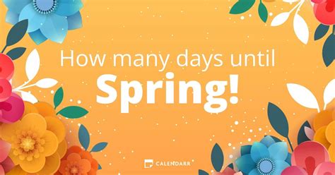 How Many Days Until Spring