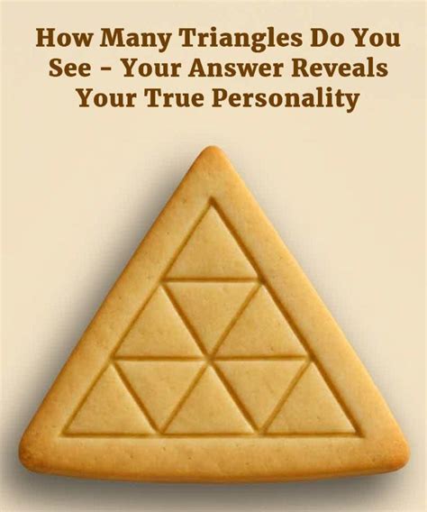 How Many Triangles Do You See Personality Test