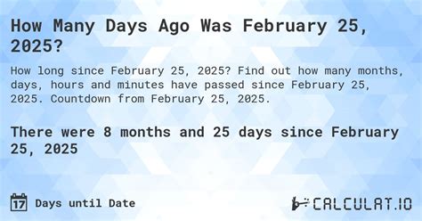 How Many Weeks Until February