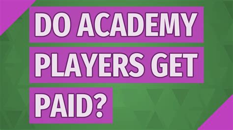 How Much Do Youth Academy Players Get Paid