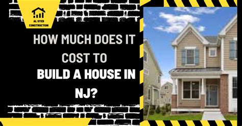 Cost to Build a House in NJ