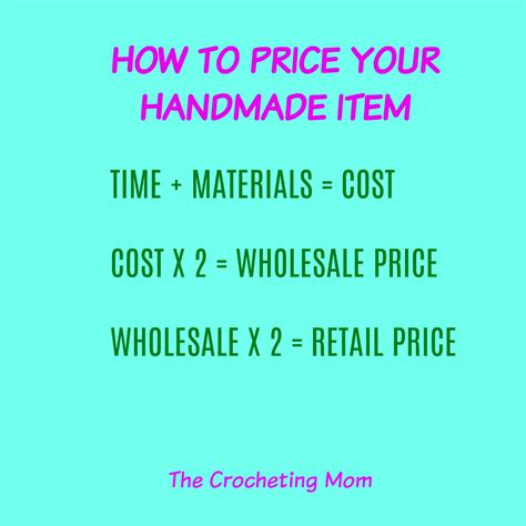 How Much To Charge For Crochet Items