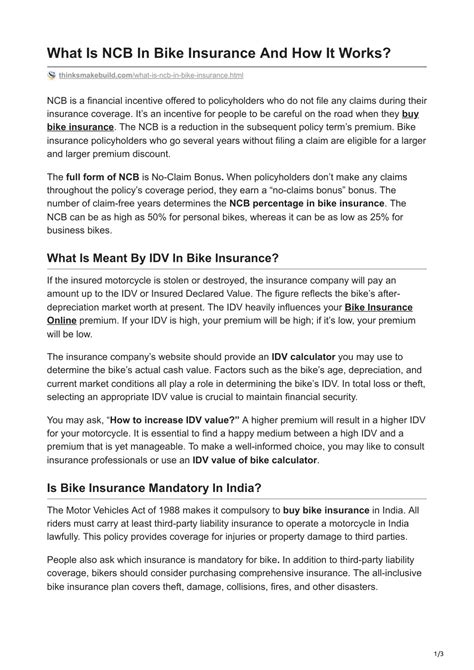 How NCB Works: A Simple Explanation