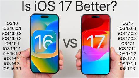 iOS 17 5 vs iOS 17