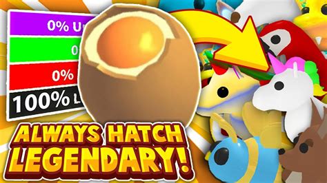 How To ALWAYS Hatch A LEGENDARY Pet! // Adopt Me Roblox Hack