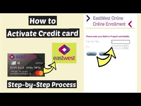 How To Activate Eastwest Credit Card