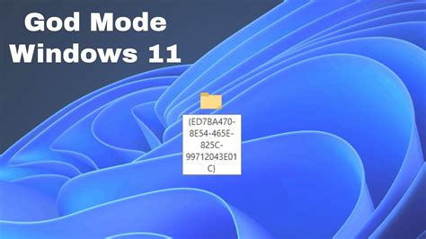 How To Activate Windows 11 God Mode