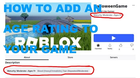 How To Add A Rating To Your Roblox Game