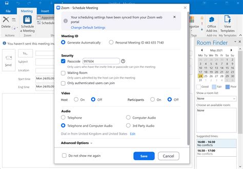 How To Add A Zoom Link To Outlook Calendar