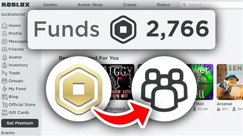 How To Add Funds To Your Roblox Group - Full Guide - YouTube