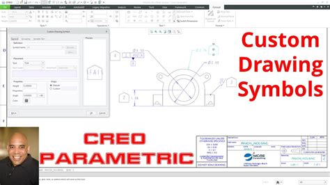 How To Add Symbol In Creo Drawing